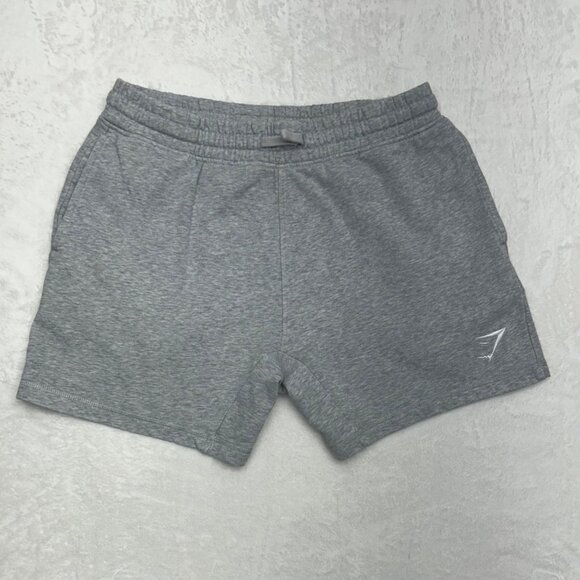 Gymshark Mens Gray Athletic Shorts M With Pockets & Drawstring - Picture 13 of 16
